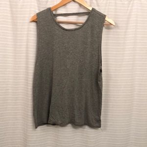 Aerie Backless Gray Tank